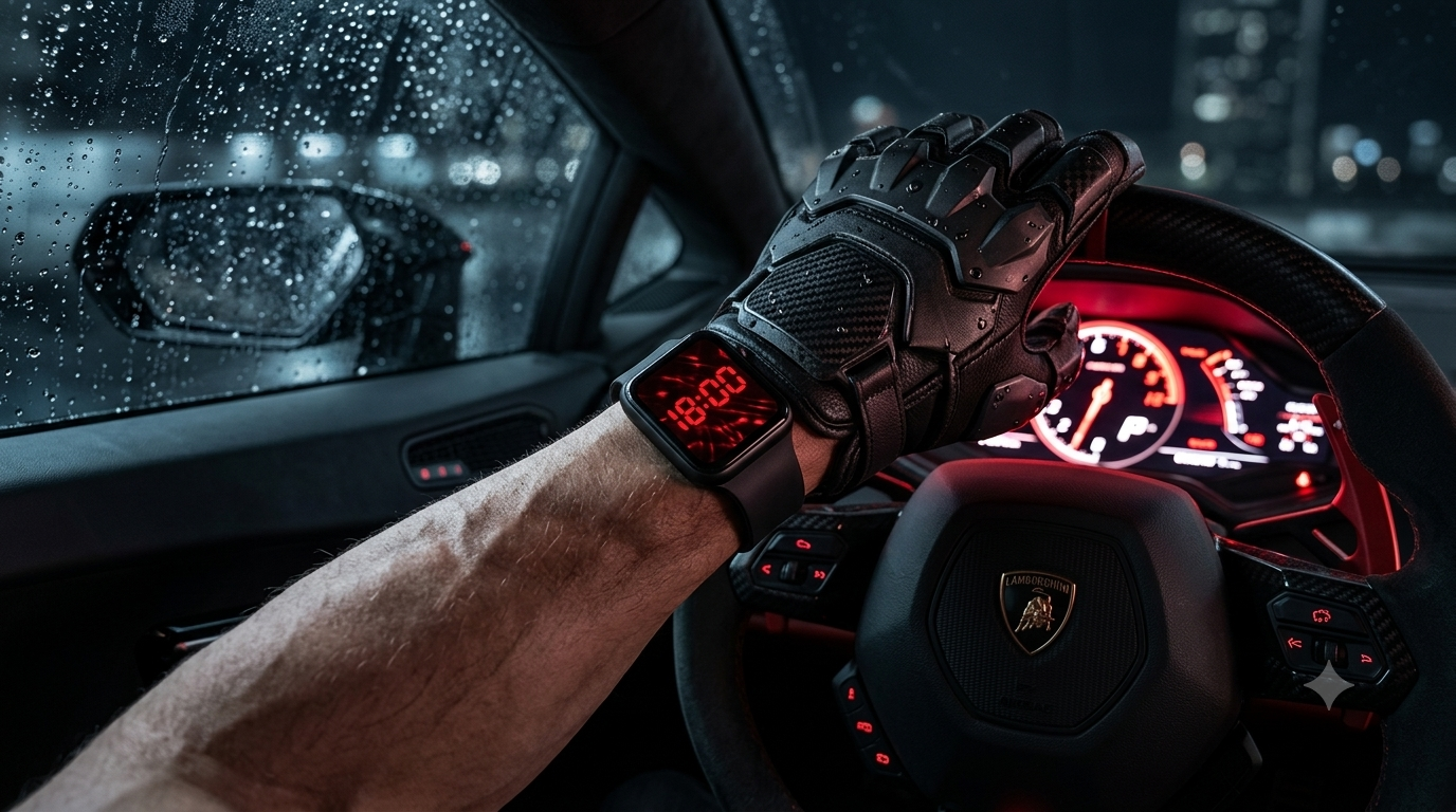 FlashPro™ Shadow Knight Tactical Watch (Dark Edition)