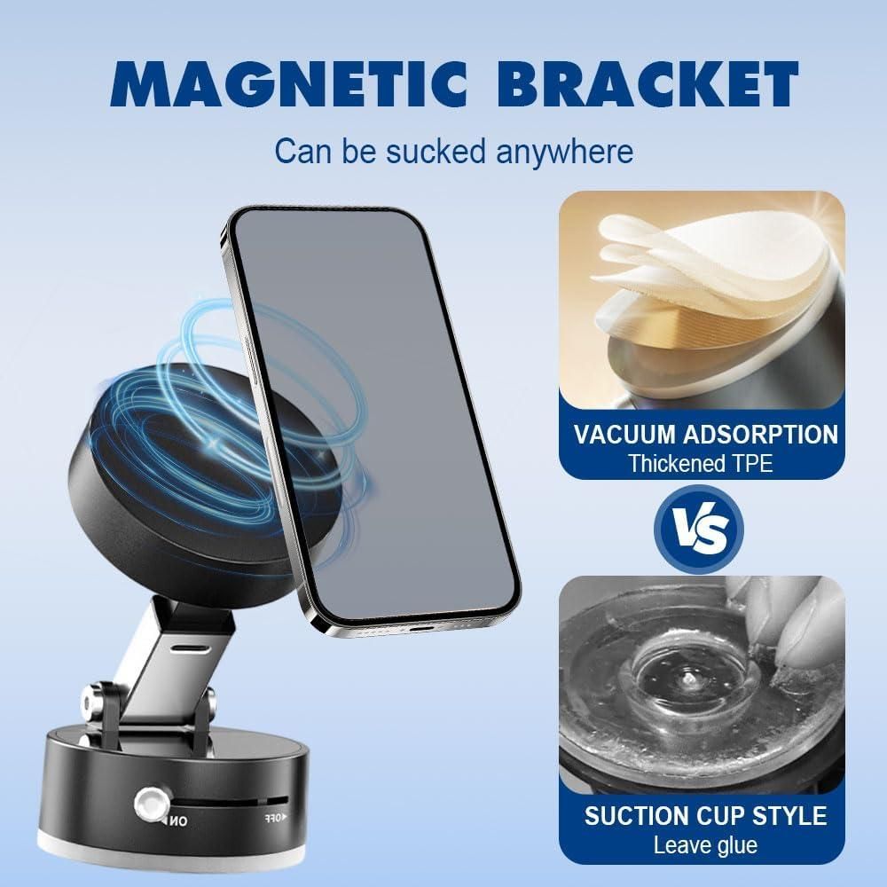 FlashGrip™ - The Ultimate Magnetic Suction Phone Holder