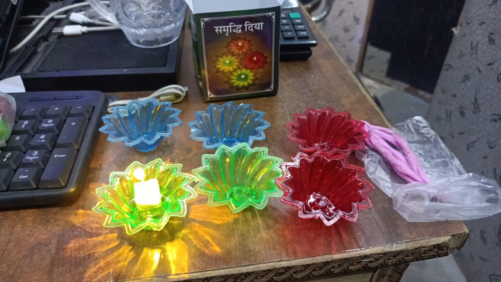 The Magical Water-Activated LED Diya- Safe & Flameless!